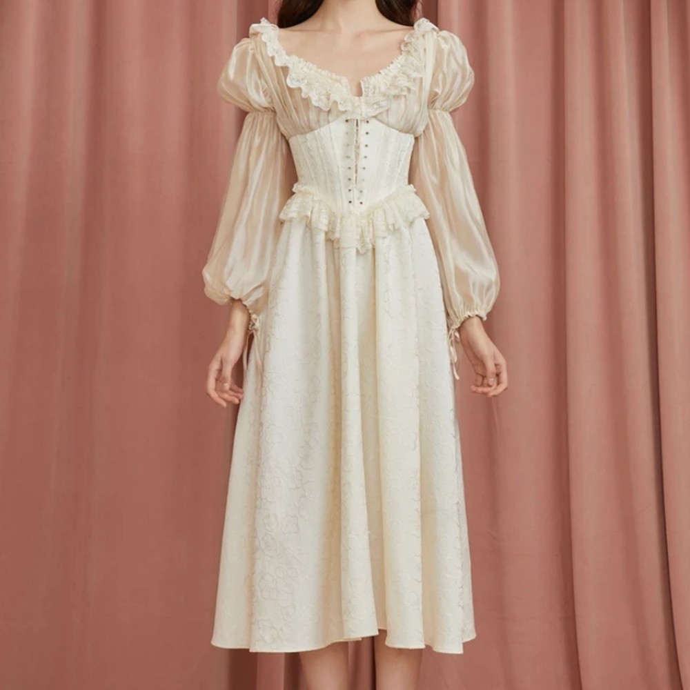 LACEMADE PSYCHE CORSET DRESS